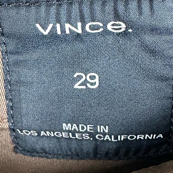 Vince Pants Womens 29 Olive Green Utility Ankle Zip Jogger - Picture 8 of 16